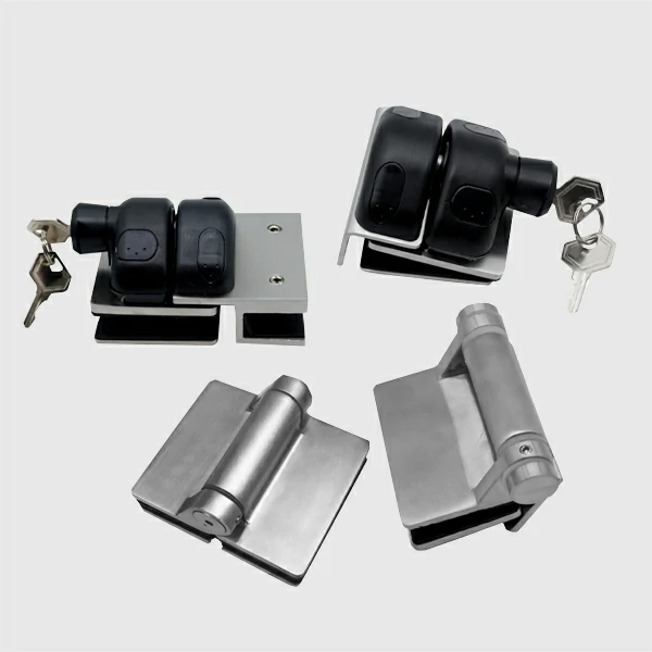 Glass Gate Hinge&Latch