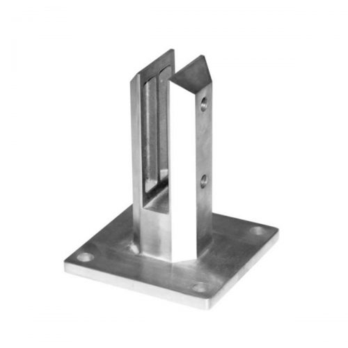 Bigger Square Base Mount Glass Spigot