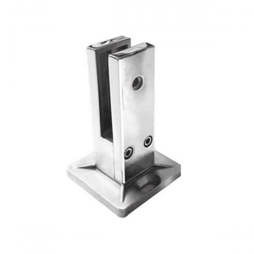 2PCS Square Base Mount Glass Spigot