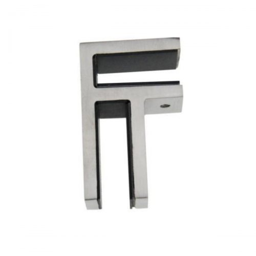 F style 90 Degree Glass To Glass Bracket