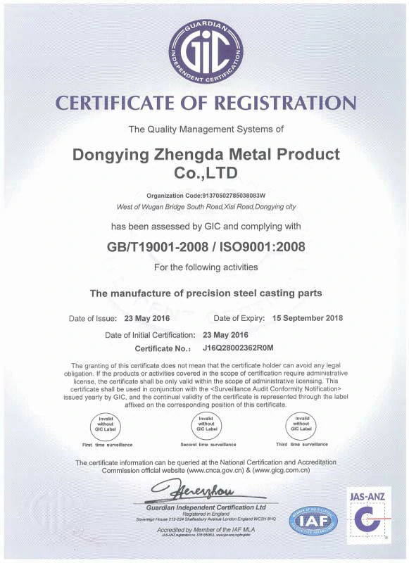 Certificate of Registration