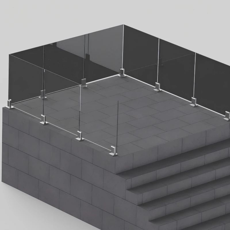 Use in 90 Degree Glass to Glass Corner Glass Spigot