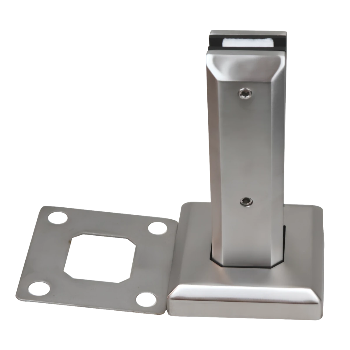 Adjustable Square Base Mount Glass Spigot