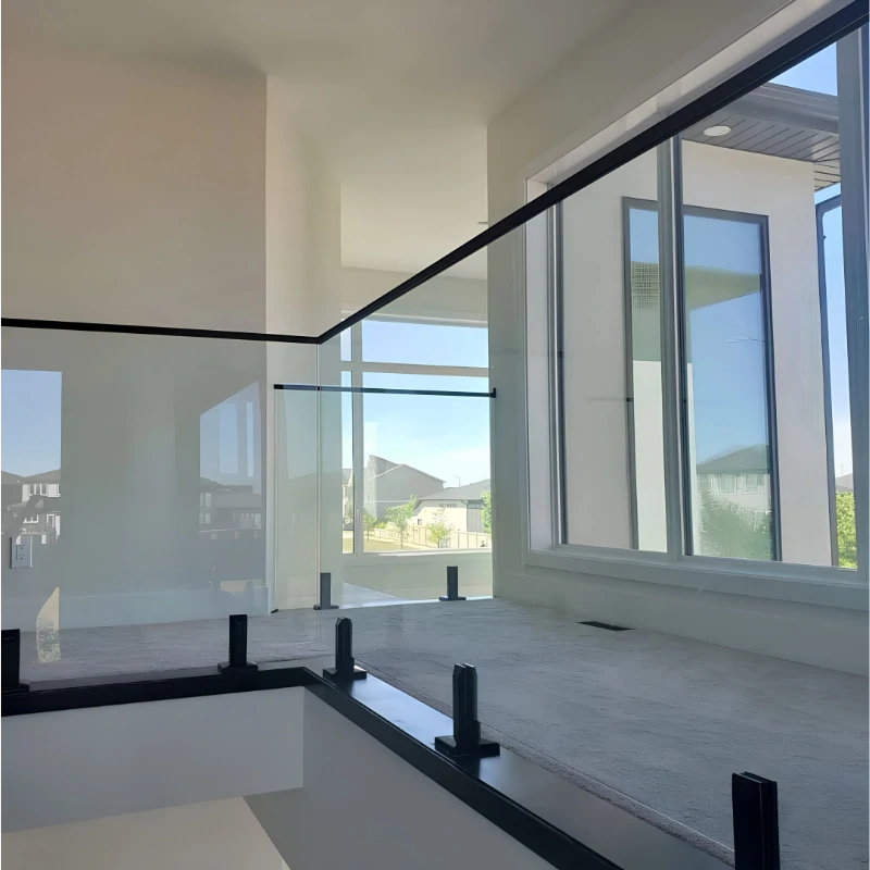Application of Heavy Square Base Mount Glass Spigot
