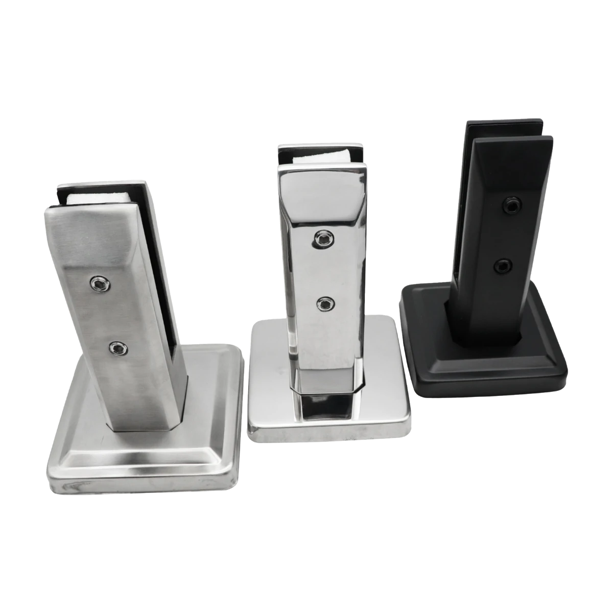 Square Base Mount Glass Spigot