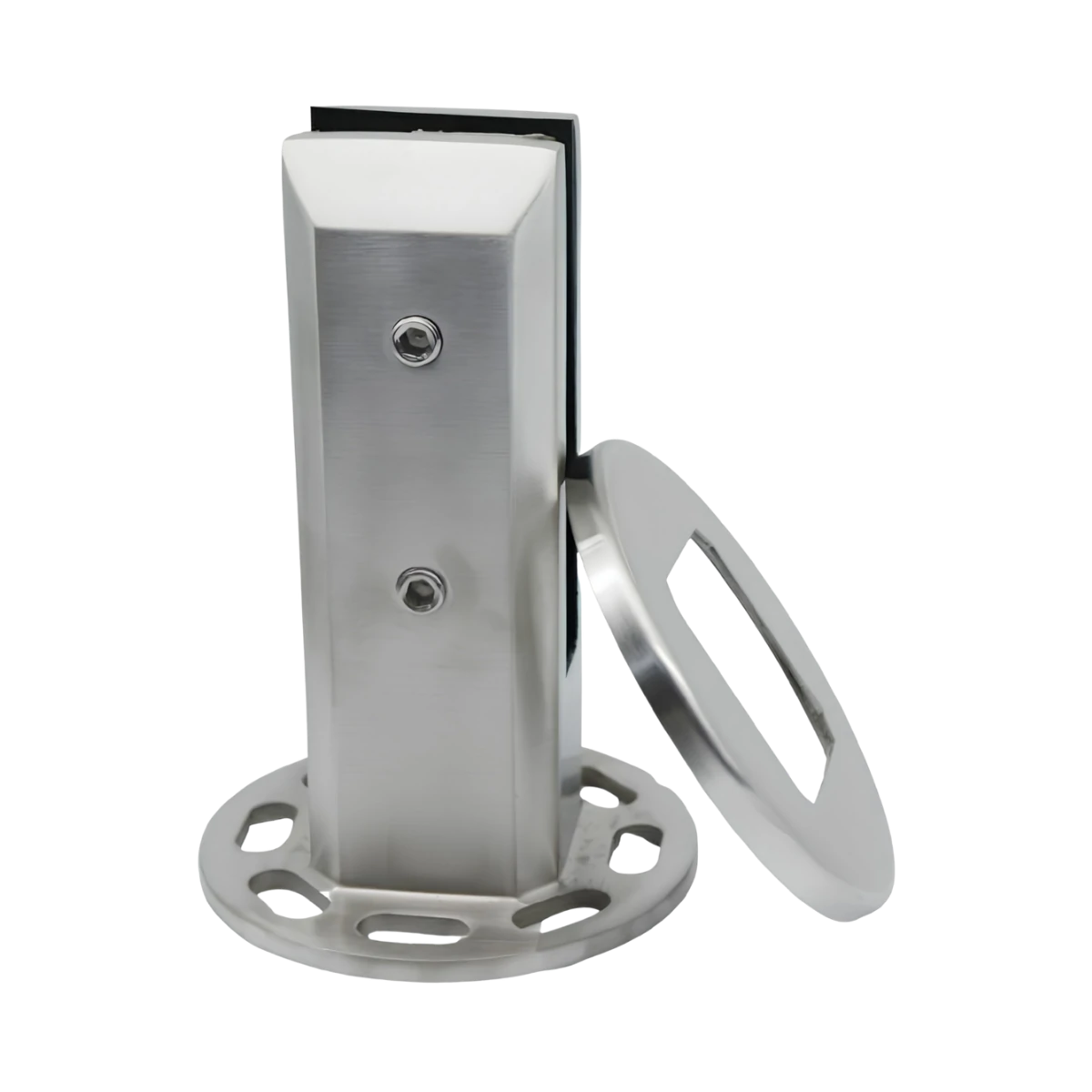 Hollow Square Glass Spigot With Base Mount