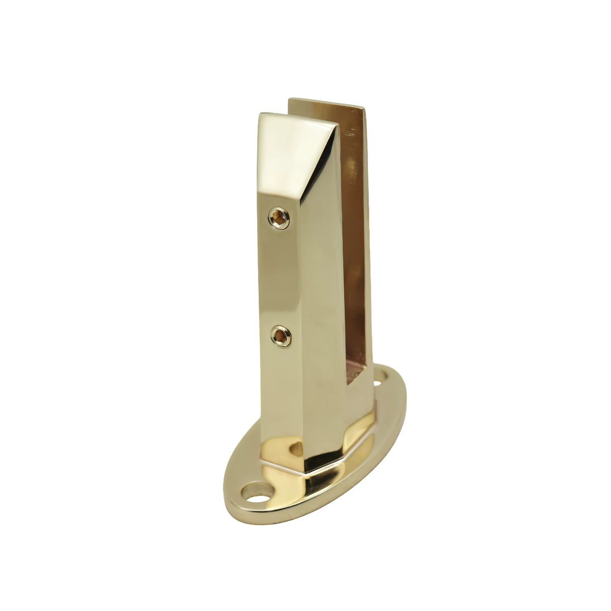 Oval Base Mount Glass Spigot