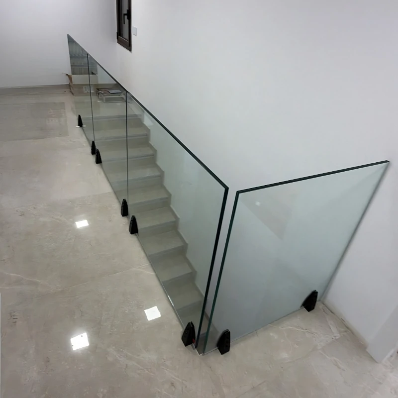 Application of Edge Mount Glass Spigot