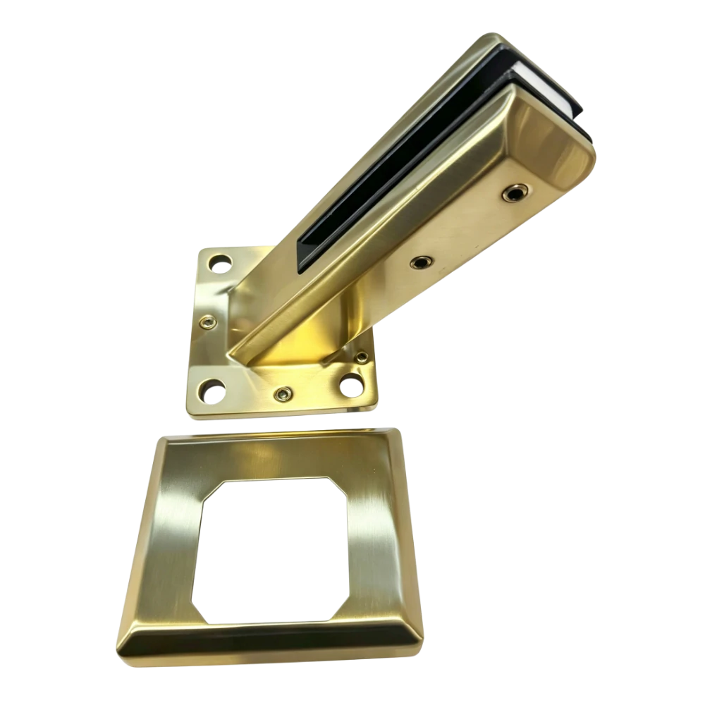 Silver Adjustable angle Glass Spigot