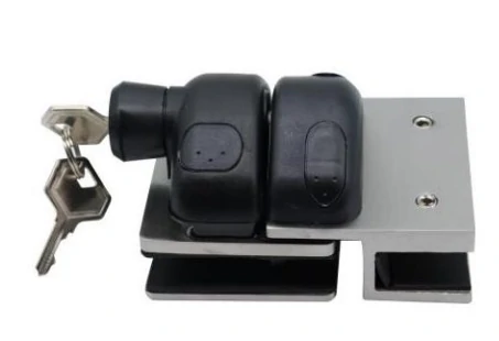 Stainless Steel Latch Glass to Glass 180 Degree