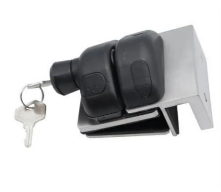 Stainless Steel Latch Glass to Glass 90 Degree (Down)