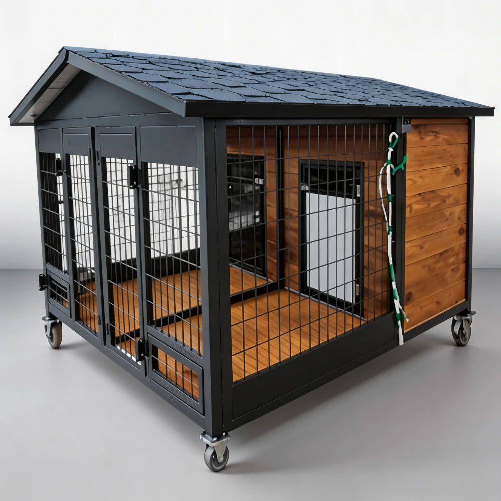 Forest Cabin with Double-Pitched Roof, Double-Compartment