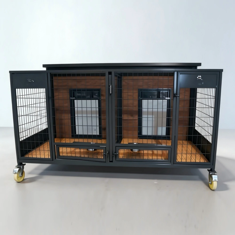 Forest Cabin Double-Unit Cage