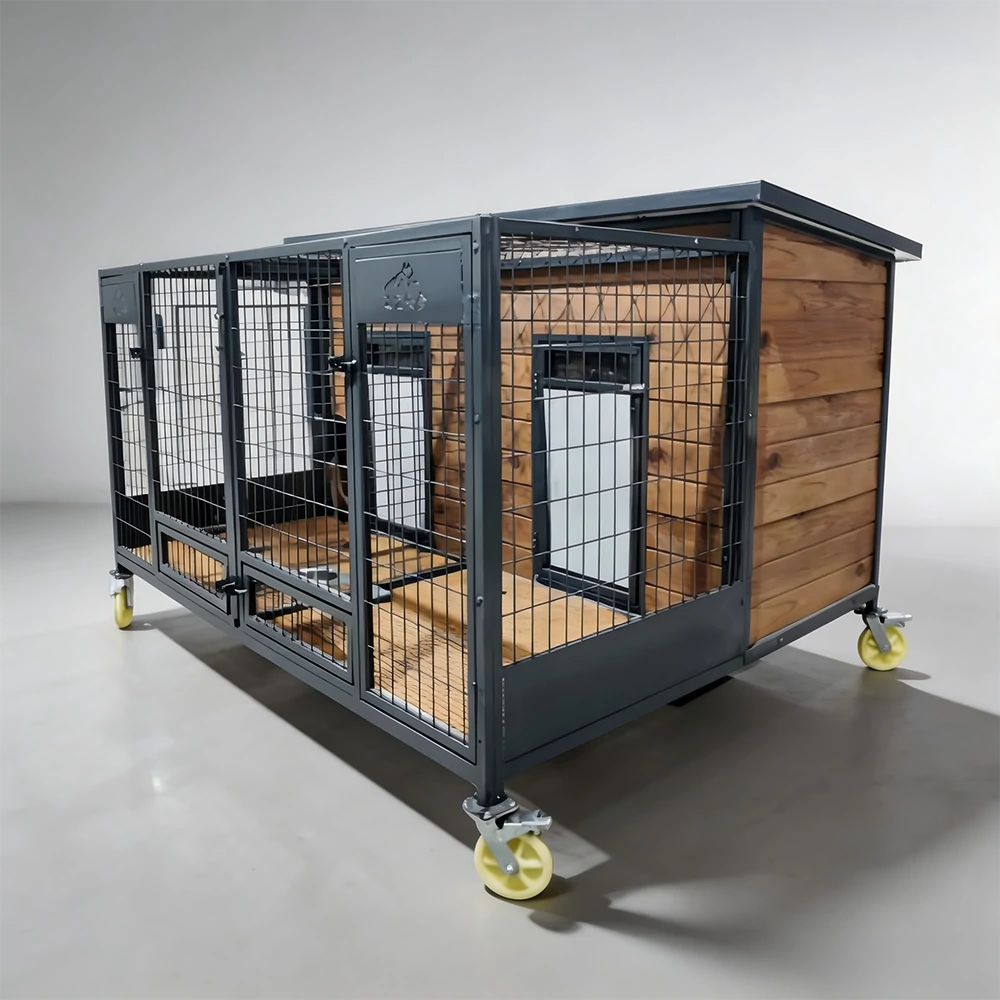 Forest Cabin Double-Unit Cage