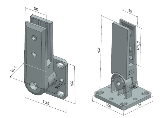 Use the vertical height adjustment mechanism